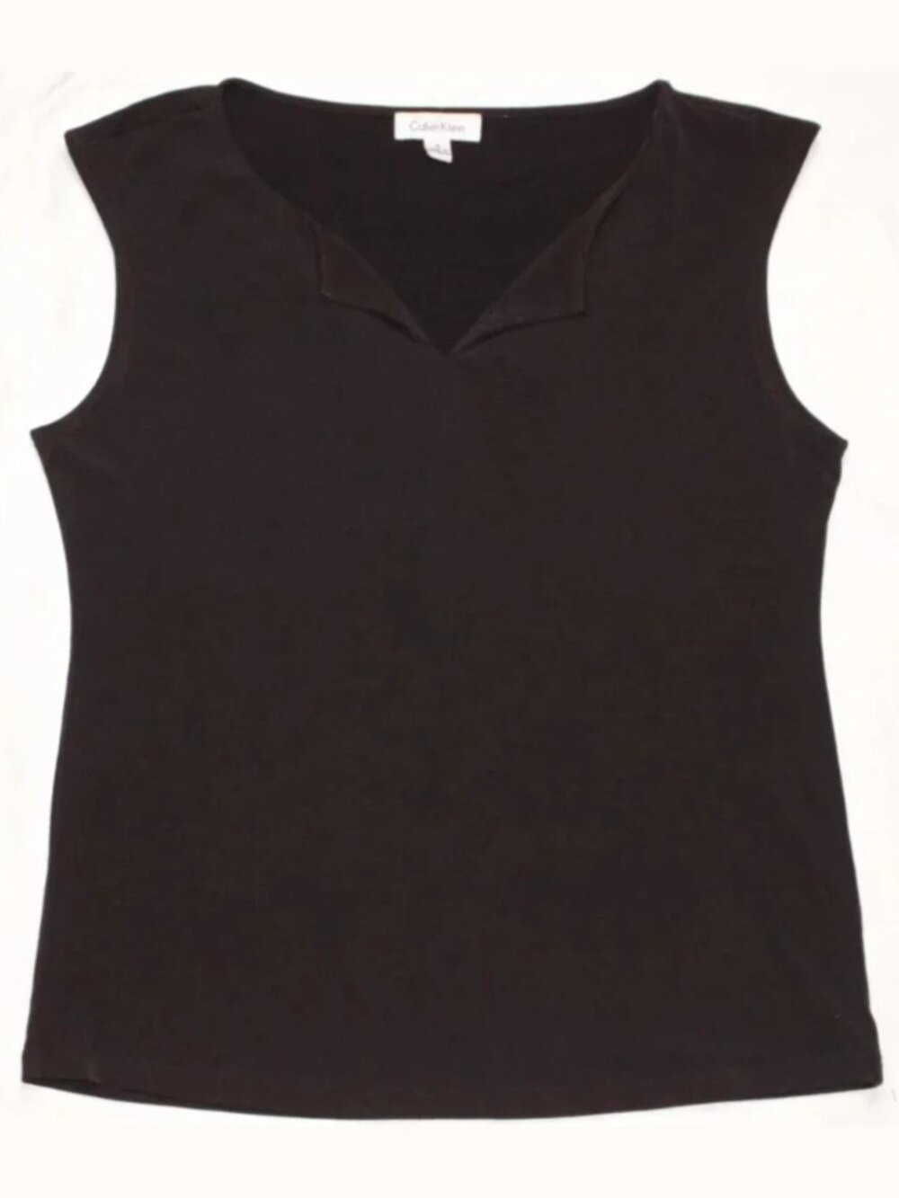 Calvin Klein Women's Sleeveless Black Shirt M5DH7014 NWT Size M